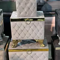 سرویس صندوقچه چوبی با روکش مخمل