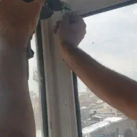 نصاب تعمیر فروش پرده بامبو وارداتی نیم روزه