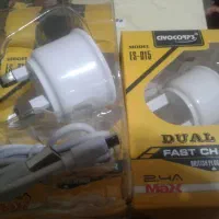 شارژر اصلی 2.4 باسیم و سیم شارژر آیفون وکابل