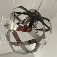 یک جفت لوستر استیل