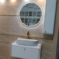 روشویی طوسی خم / روشویی pvc ضد آب|لوازم سرویس بهداشتی|اراک, |دیوار