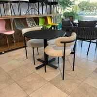 ست دو نفره صندلی با میز پایه صلیب