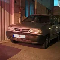 پراید نقره ای مدل ۸۵ فرمان هیدرولیک