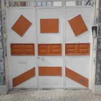 درب حیاط وپارکینگ