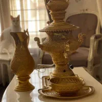 سماور برقی اب طلاکاری|صنایع دستی و سایر لوازم تزئینی|تهران, شهرک غرب|دیوار