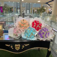 دسته گل ماندگار مصنوعی هدیه روززن