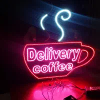 نصب و ساخت انواع تابلو های نئون و ال ای دی|خدمات پیشه و مهارت|اردبیل, |دیوار