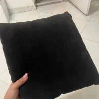 فروش فوری سه عدد کوسن قهوه ای مخمل