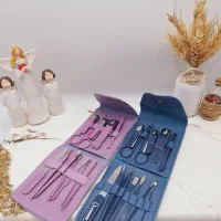 ست مانیکور و پدیکور همراه با کیف چرمی(12تکه)|آرایشگاه و سالنهای زیبایی|میان ولایت, |دیوار