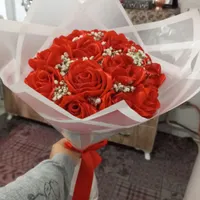 گل های روبانی فقط شاخه ای 20|گل مصنوعی|مراغه, |دیوار