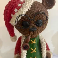 جای دستمال تدی کریسمسی|صنایع دستی و سایر لوازم تزئینی|تهران, جوانمردان (اندیشه)|دیوار