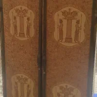 کمد فلزی و چوب