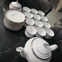 سرویس چای ۲۸ پارچه درجه عالی زرین|ظروف سرو و پذیرایی|اصفهان, سپاهان‌شهر|دیوار