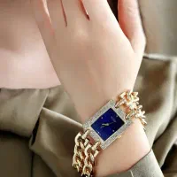 ساعت Guess بند کارتیر دو ردیفه دور نگین ژاپنی|ساعت|کرمانشاه, |دیوار