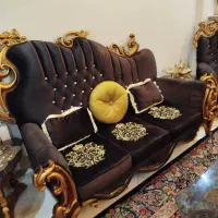 مبل استیل 9 نفره تمام چوب