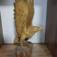 مجسمه چوبی عقاب اندونزی|مجسمه، تندیس، ماکت|تهران, نعمت‌آباد|دیوار