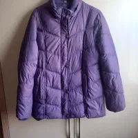 کاپشن بنفش و مشکی