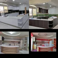 برچسب و روکش کابینت و کمد همراه با نصاب