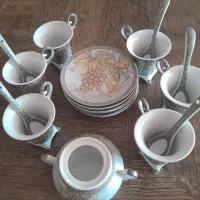 ست قهوه خوری ۱۸ پارچه چینی