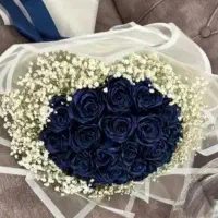 باکس گل دسته گل روبانی