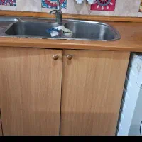 کابینت آشپزخانه باز شده
