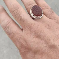 انگشتر نقره شرف عقیق فیروزه حدید در نجف الکساندریت|جواهرات|مشهد, الهیه|دیوار