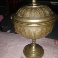 قندان آنتیک قدیمی(قلم کاری کار دست)|کلکسیون اشیاء عتیقه|شیروان (خراسان), |دیوار