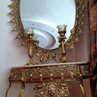 آینه شمعدان برنز اصل