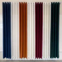 پارچه‌ی پرده مخمل کالیفرنیا در ۵۲ رنگ
