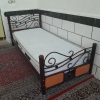 تخت تکنفره نونو همراه تشک و کفی زیر تشک