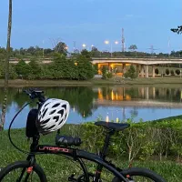 دوچرخه تاشو تایوانی سبک با تجهیزات و کاور رودوشی|دوچرخه، اسکیت، اسکوتر|تهران, جنت‌آباد مرکزی|دیوار