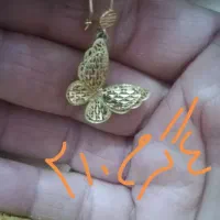 گوشواره طلا پروانه ای با فاکتور|جواهرات|محمدیه-قزوین, |دیوار