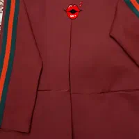 کت و شلوار شیک زرشکی مناسب یلدا