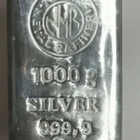 شمش نقره ۱ کیلویی