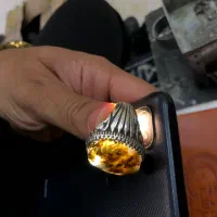 انگشتر نقره شجر طبیعی