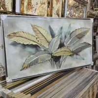 تابلو بزرگ نقاشی ۱۳۵ در ۸۰ برگ موز