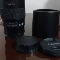 لنز کنون ماکرو ۱۰۰mm|دوربین عکاسی و فیلم‌برداری|قزوین, |دیوار