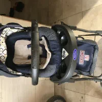 تخت گهواره ای نوزاد و کالسکه با کریر|اسباب و اثاث بچه|تهران, امام زاده عبدالله|دیوار