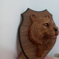 کله ببرازجنس چوب گردو وراش درست شده است