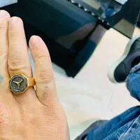 انگشتر برنجی با قدمت رشت