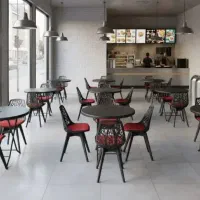 میز و صندلی ناهارخوری پلاستیکی کفی پارچه ای