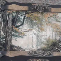 تابلو فرش چوبی بزرگ