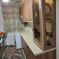 کابینت mdf طرح چوب به همراه ویترین|مصالح و تجهیزات ساختمان|تهران, خرمشهر|دیوار