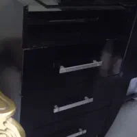 ۲عدد کشو مشکی جنس ام دی اف