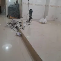 تخریب کف آشپزخانه ارگ اوپن همسطع کردن پذیرایی