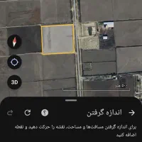 زمین زراعی بر جاده اصلی