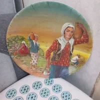 ظروف آنتیک قدیمی.بشقاب .کاسه.پارچ قدیمی