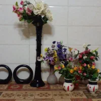 گلدان وگل