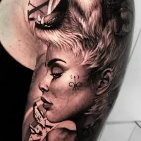 انجام تتوD3بدن و آموزش تتوبدن شیدینگ، رفع تیرگی لب