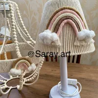 ست لوستر مکرومه \ آباژور مکرومه ،سیسمونی اتاق کودک